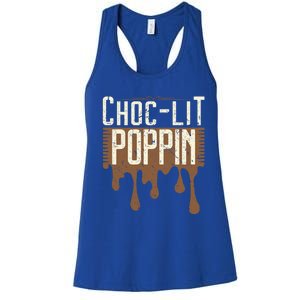 Chocgiftlit Poppin Black Magic African Gift Women's Racerback Tank