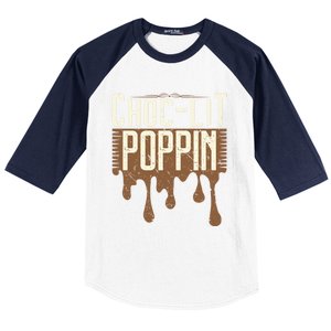 Chocgiftlit Poppin Black Magic African Gift Baseball Sleeve Shirt