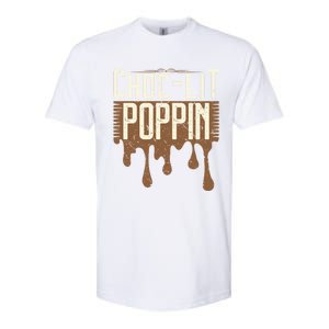 Chocgiftlit Poppin Black Magic African Gift Softstyle CVC T-Shirt