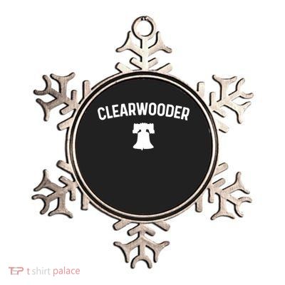 Clearwooder Philly Baseball Lovers Metallic Star Ornament