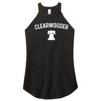 Clearwooder Philly Baseball Lovers Women's Perfect Tri Rocker Tank