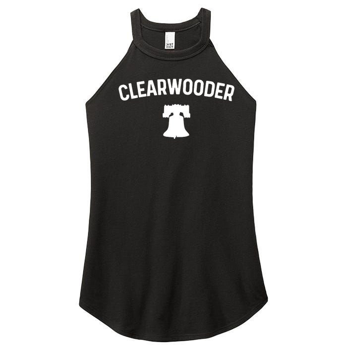 Clearwooder Philly Baseball Lovers Women's Perfect Tri Rocker Tank