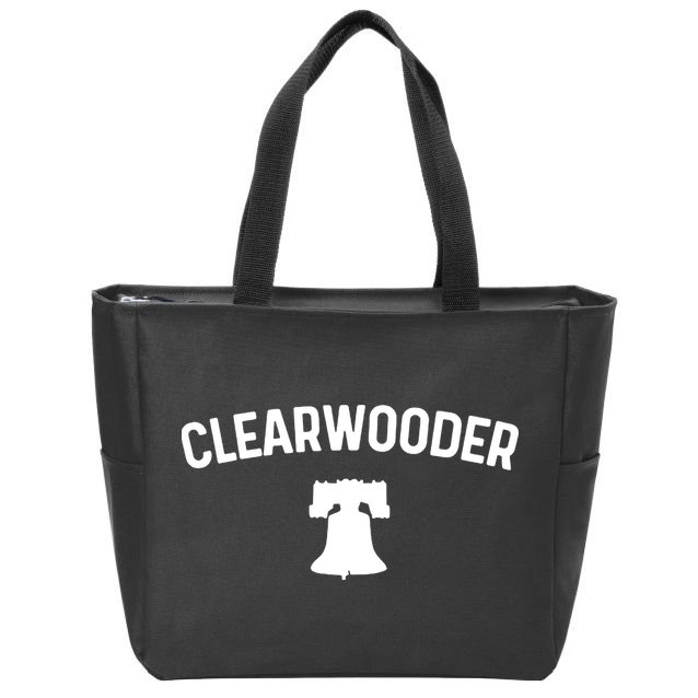 Clearwooder Philly Baseball Lovers Zip Tote Bag