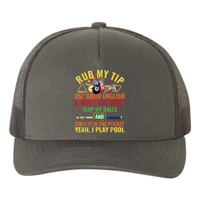 Cool Pool Billiards Billiard Player Table Sport Game Play Gift Yupoong Adult 5-Panel Trucker Hat