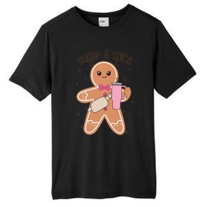 Cute Preppy Christmas Boujee Gingerbread Sugar And Spice Cool Gift Tall Fusion ChromaSoft Performance T-Shirt