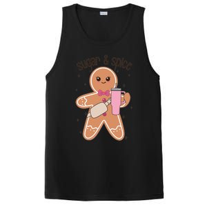 Cute Preppy Christmas Boujee Gingerbread Sugar And Spice Cool Gift PosiCharge Competitor Tank