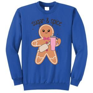 Cute Preppy Christmas Boujee Gingerbread Sugar And Spice Cool Gift Sweatshirt