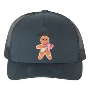 Cute Preppy Christmas Boujee Gingerbread Sugar And Spice Cool Gift Yupoong Adult 5-Panel Trucker Hat