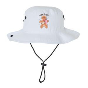 Cute Preppy Christmas Boujee Gingerbread Sugar And Spice Cool Gift Legacy Cool Fit Booney Bucket Hat