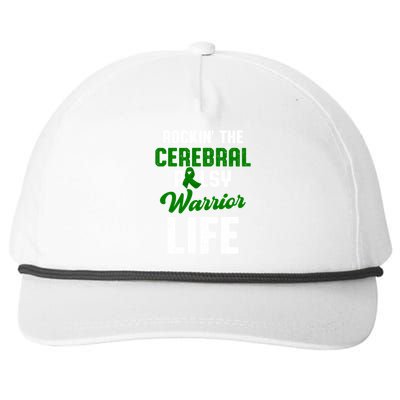 Cerebral Palsy Cp Awareness Illness Warrior Survivor Gift Snapback Five-Panel Rope Hat