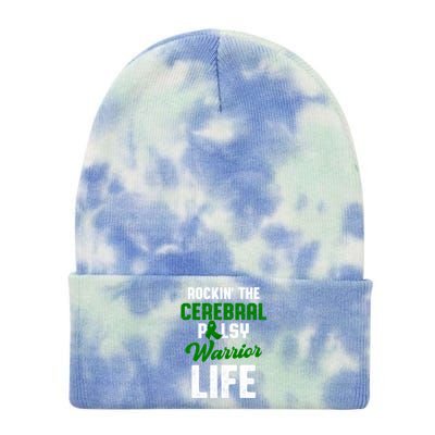 Cerebral Palsy Cp Awareness Illness Warrior Survivor Gift Tie Dye 12in Knit Beanie