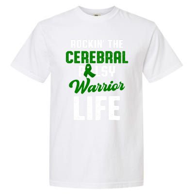 Cerebral Palsy Cp Awareness Illness Warrior Survivor Gift Garment-Dyed Heavyweight T-Shirt