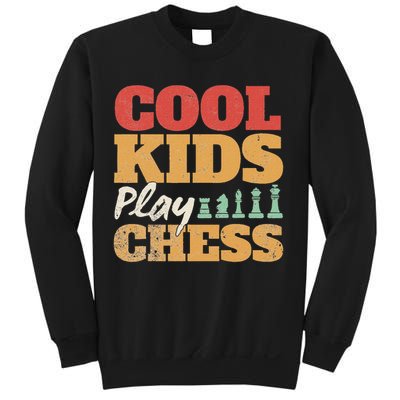 Cool Play Chess Player Chess Board Chess Lovers Sweatshirt