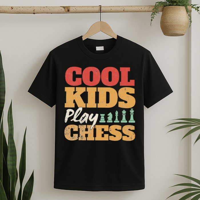 Cool Play Chess Player Chess Board Chess Lovers T-Shirt