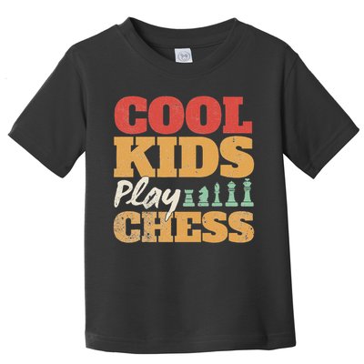 Cool Play Chess Player Chess Board Chess Lovers Toddler T-Shirt