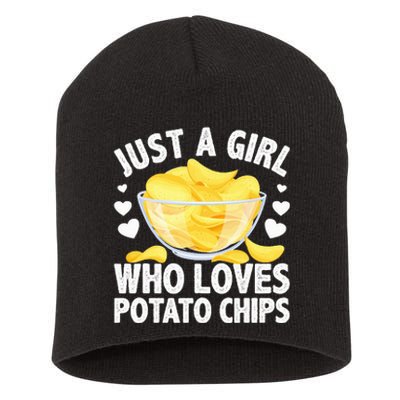 Cool Potato Chip Bag Chips Snack Food Short Acrylic Beanie