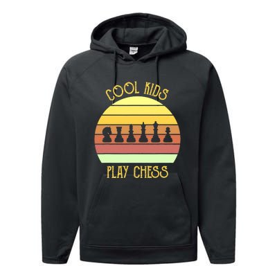 Cool Play Chess Board Game Novelty Checkmate Performance Fleece Hoodie