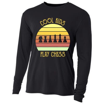 Cool Play Chess Board Game Novelty Checkmate Cooling Performance Long Sleeve Crew