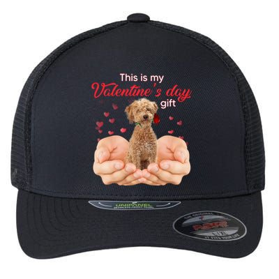 Cute Poodle Crossbreed This Is My Valentine's Day Pajama Gift Flexfit Unipanel Trucker Cap