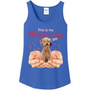 Cute Poodle Crossbreed This Is My Valentine's Day Pajama Gift Ladies Essential Tank