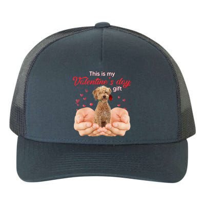 Cute Poodle Crossbreed This Is My Valentine's Day Pajama Gift Yupoong Adult 5-Panel Trucker Hat