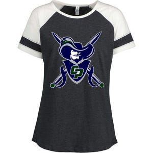 College Park Cavaliers Enza Ladies Jersey Colorblock Tee