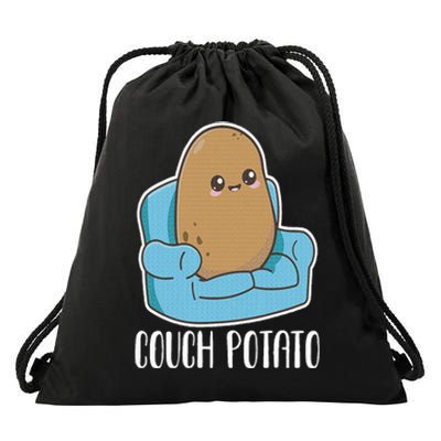 Couch Potato Cute Kawaii Funny Potato Costume Drawstring Bag