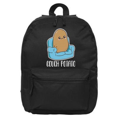 Couch Potato Cute Kawaii Funny Potato Costume 16 in Basic Backpack