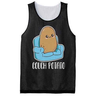 Couch Potato Cute Kawaii Funny Potato Costume Mesh Reversible Basketball Jersey Tank