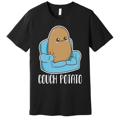 Couch Potato Cute Kawaii Funny Potato Costume Premium T-Shirt