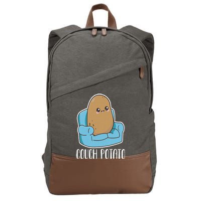 Couch Potato Cute Kawaii Funny Potato Costume Cotton Canvas Backpack