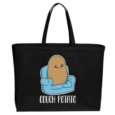 Couch Potato Cute Kawaii Funny Potato Costume Cotton Canvas Jumbo Tote