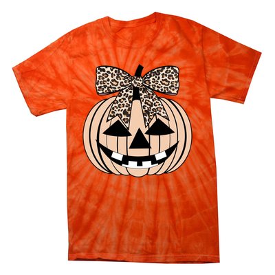 Cheetah Pumpkin Cute Halloween Tie-Dye T-Shirt