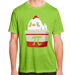 Chicken Pi Chicke Pie Funny Math Teacher Humor Top Gift Adult ChromaSoft Performance T-Shirt