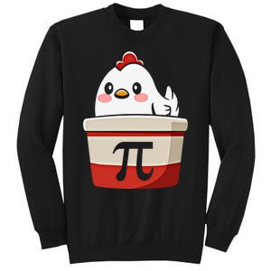 Chicken Pi Chicke Pie Funny Math Teacher Humor Top Gift Sweatshirt