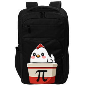 Chicken Pi Chicke Pie Funny Math Teacher Humor Top Gift Impact Tech Backpack