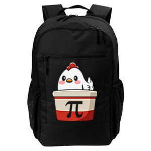 Chicken Pi Chicke Pie Funny Math Teacher Humor Top Gift Daily Commute Backpack