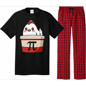 Chicken Pi Chicke Pie Funny Math Teacher Humor Top Gift Pajama Set