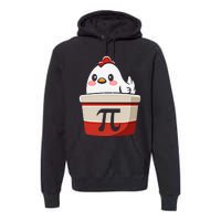 Chicken Pi Chicke Pie Funny Math Teacher Humor Top Gift Premium Hoodie