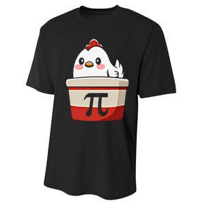 Chicken Pi Chicke Pie Funny Math Teacher Humor Top Gift Performance Sprint T-Shirt