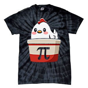 Chicken Pi Chicke Pie Funny Math Teacher Humor Top Gift Tie-Dye T-Shirt