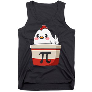 Chicken Pi Chicke Pie Funny Math Teacher Humor Top Gift Tank Top