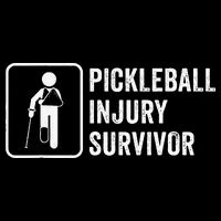 Cool Pickleball Coach With Saying Pickleball Injury Survivor Flat Bill Trucker Hat