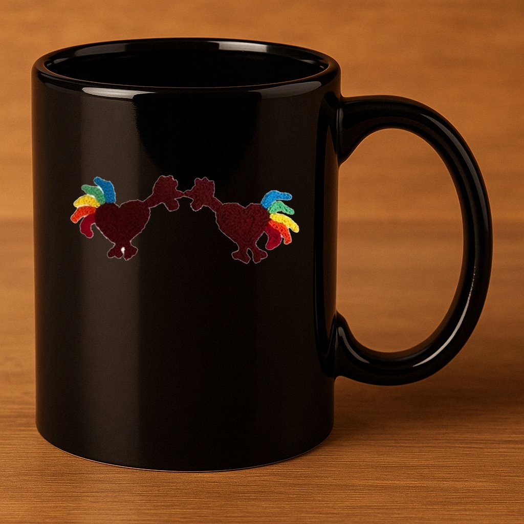 Clintonville Pride Cfa Ing Roosters Gift 11oz C Handle Ceramic Mug