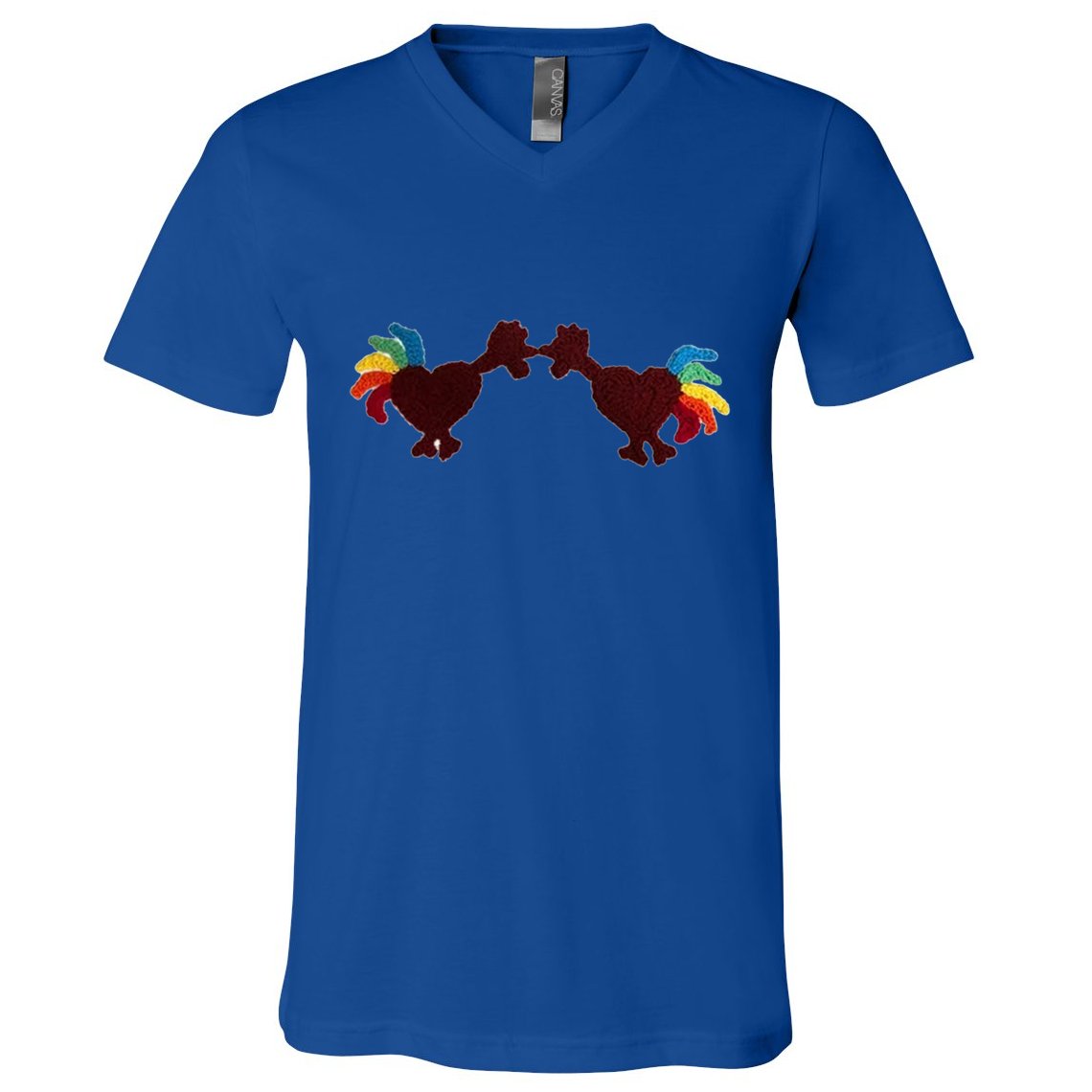 Clintonville Pride Cfa Ing Roosters Gift V-Neck T-Shirt