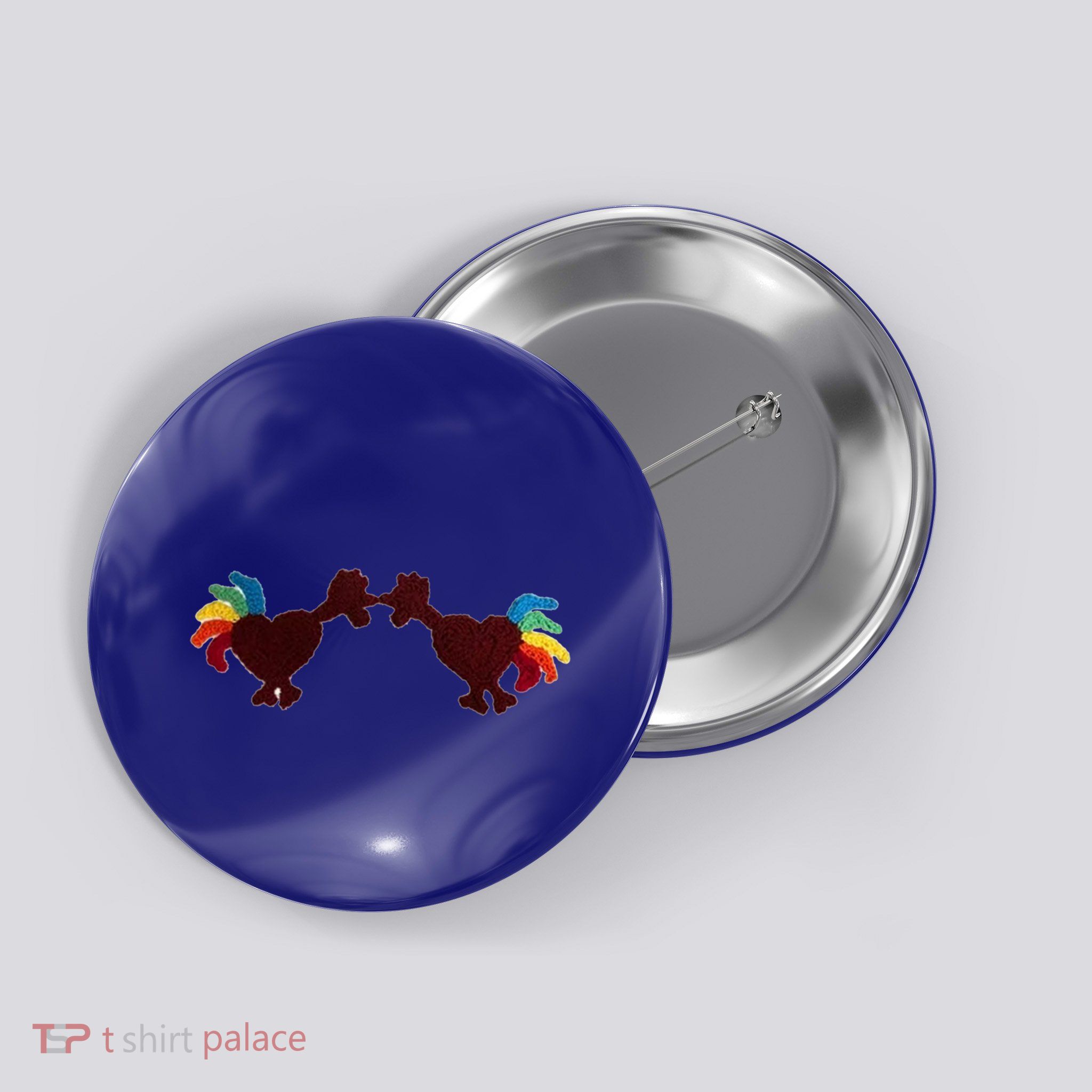 Clintonville Pride Cfa Ing Roosters Gift Button