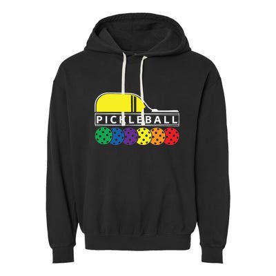Classic Pickleball Garment-Dyed Fleece Hoodie