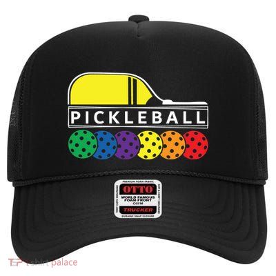 Classic Pickleball High Crown Mesh Back Trucker Hat