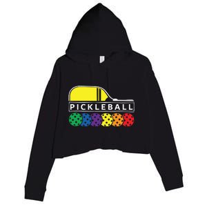 Classic Pickleball Crop Fleece Hoodie