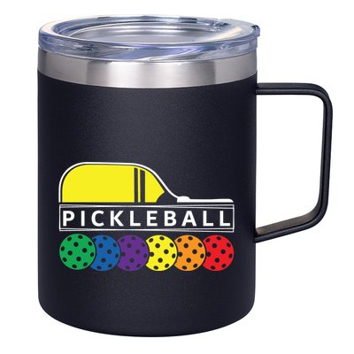 Classic Pickleball 12oz Stainless Steel Coffee Mug